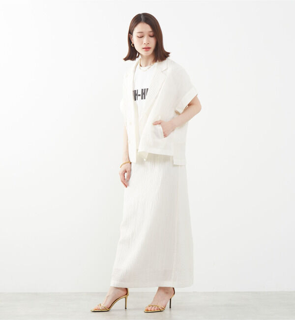 Soffitto「テンセルプリーツスカート」|スカート|