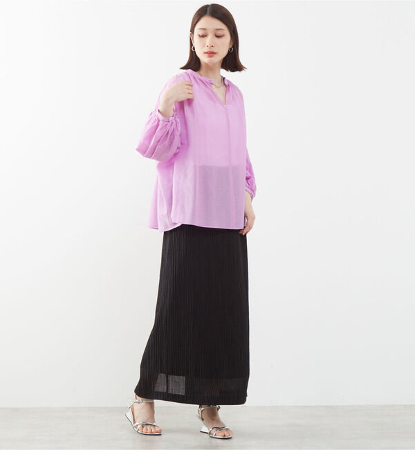 Soffitto「テンセルプリーツスカート」|スカート|