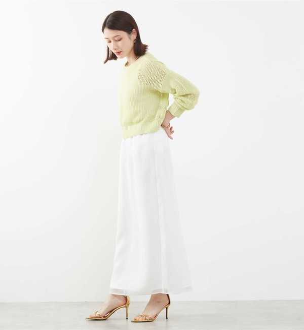 Soffitto「シアーAラインサイドスリットスカート」|スカート|