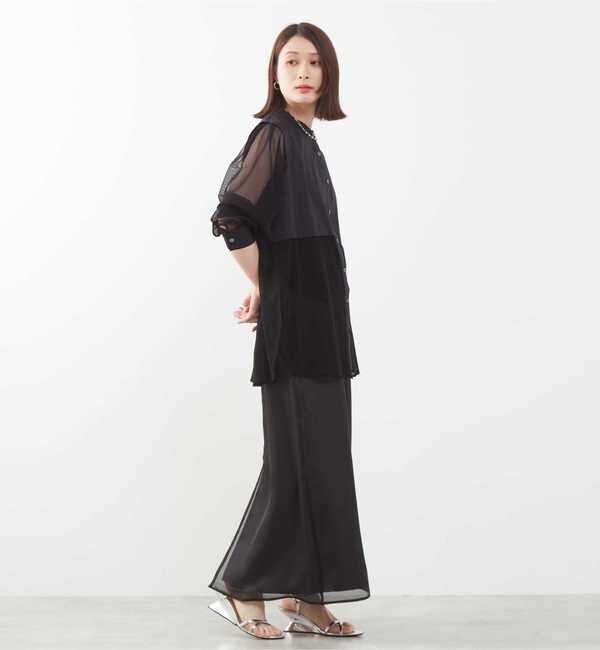 Soffitto「シアーAラインサイドスリットスカート」|スカート|