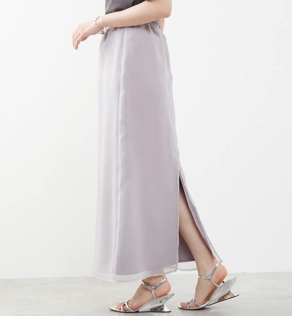Soffitto「シアーAラインサイドスリットスカート」|スカート|
