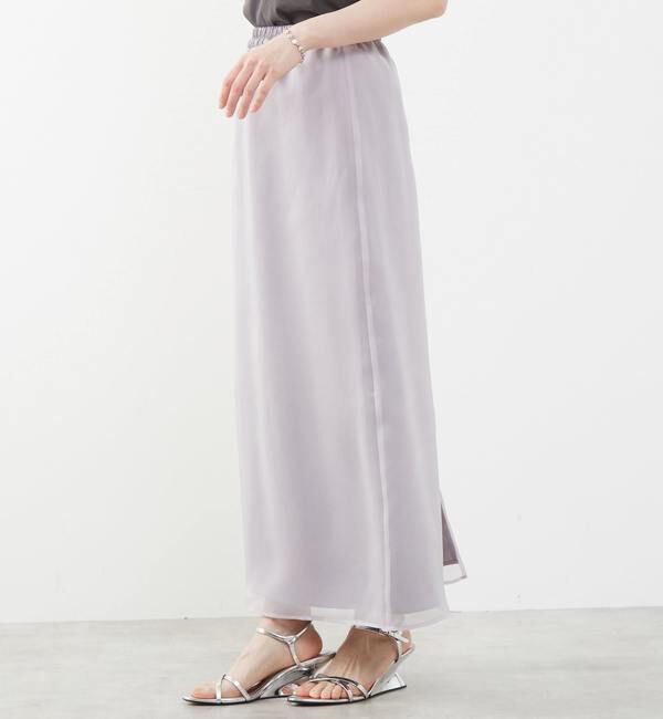 Soffitto「シアーAラインサイドスリットスカート」|スカート|