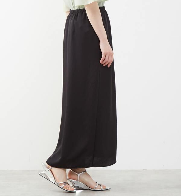 Soffitto「《定番》ウエストオールゴムサテンスカート」|スカート|