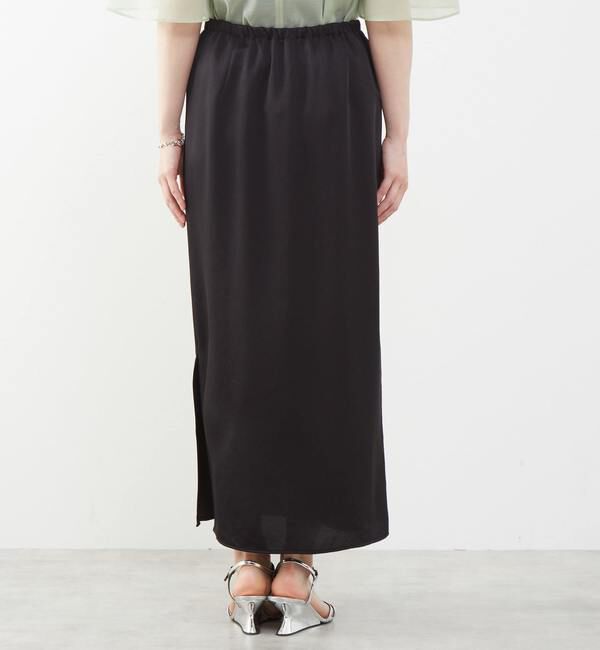 Soffitto「《定番》ウエストオールゴムサテンスカート」|スカート|