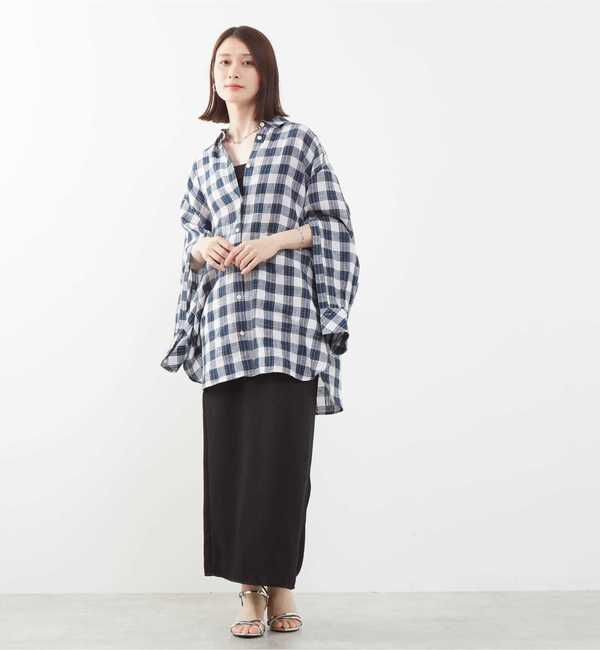 Soffitto「《定番》ウエストオールゴムサテンスカート」|スカート|