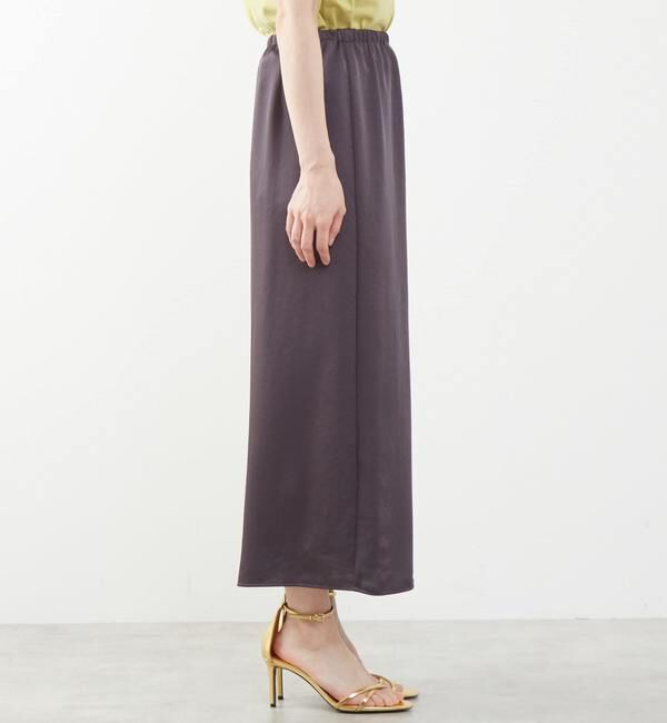 Soffitto「《定番》ウエストオールゴムサテンスカート」|スカート|