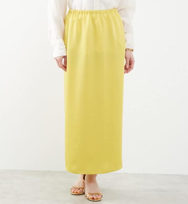 Soffitto「《定番》ウエストオールゴムサテンスカート」|スカート|