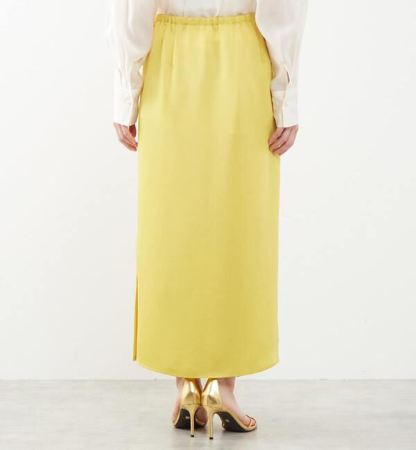 Soffitto「《定番》ウエストオールゴムサテンスカート」|スカート|