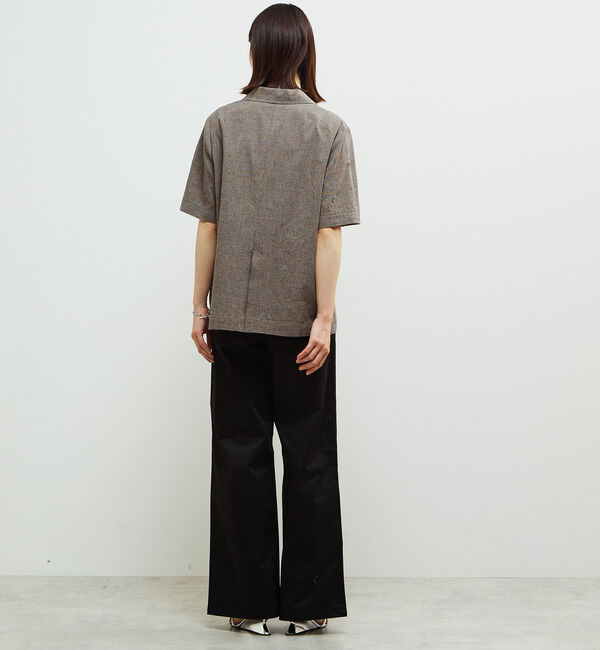 SOFFITTO「袖が取り外し可能2WAY麻混ジャケット」|テーラードジャケット|