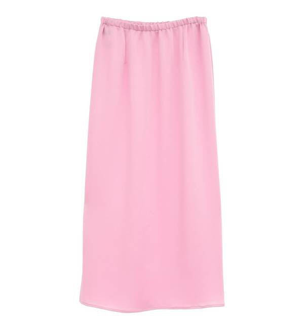 Soffitto「《定番》ウエストオールゴムストレッチサテンタイトスカート」|スカート|