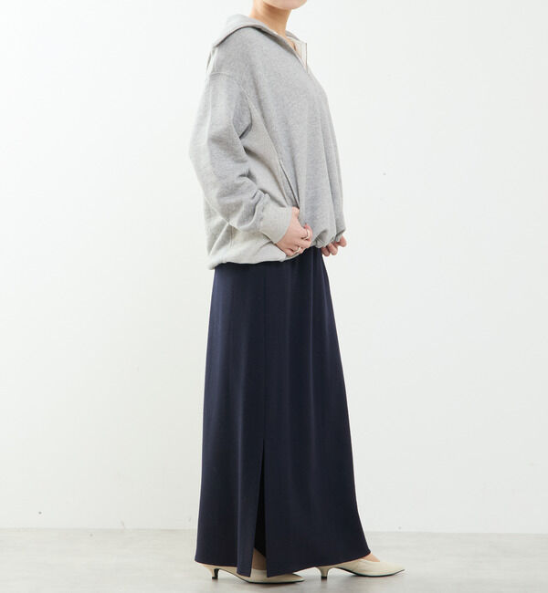 SOFFITTO「圧縮ウールスムースIラインスカート」|スカート|