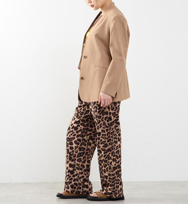 SOFFITTO「【A_/エース】リネン混ノーカラージャケット」|ノーカラージャケット|