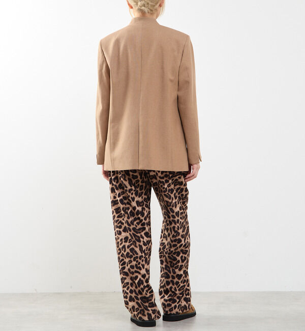 SOFFITTO「【A_/エース】リネン混ノーカラージャケット」|ノーカラージャケット|