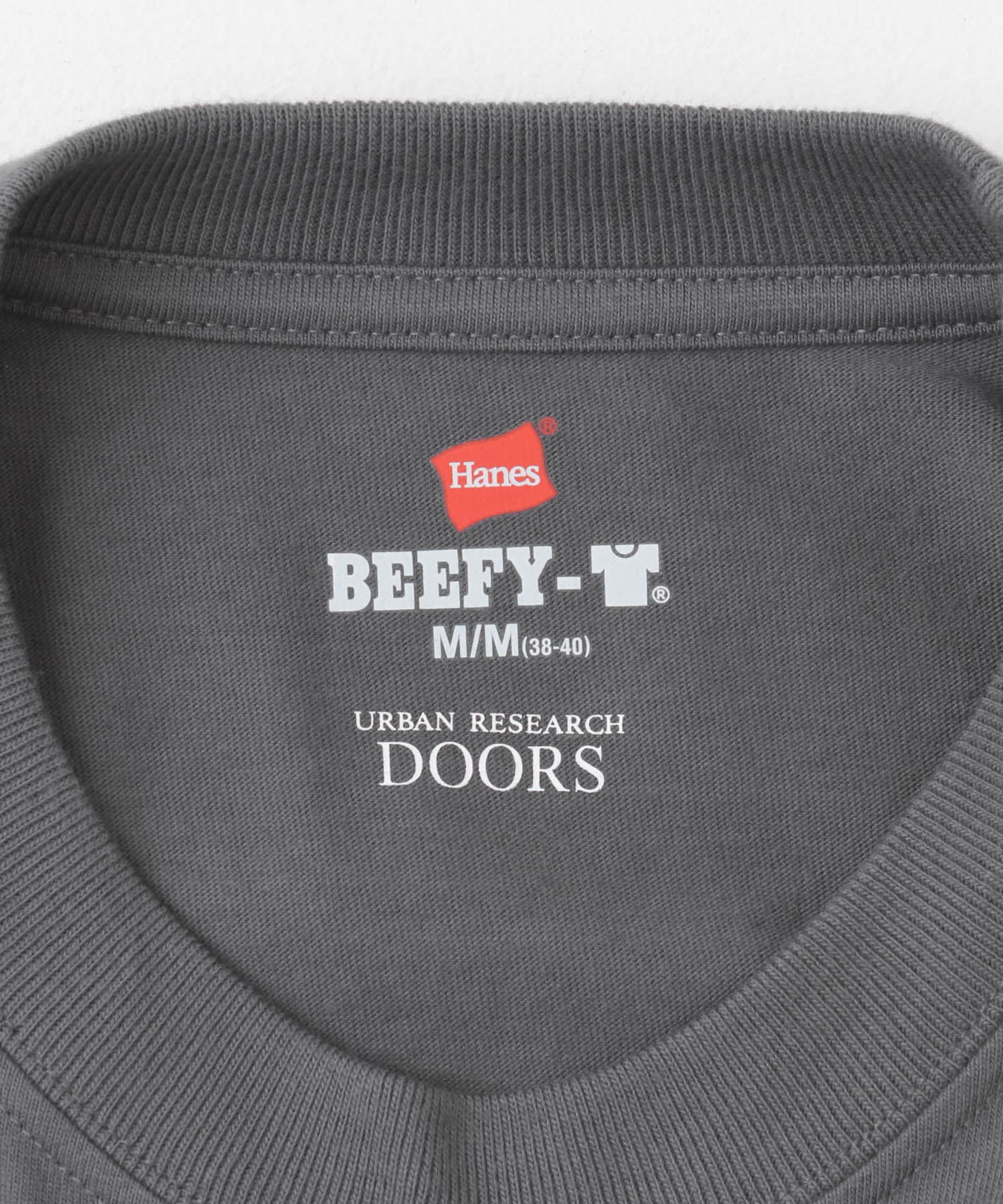 URBAN RESEARCH DOORS「『別注』Hanes&times;DOORS　BEEFY-T DOORS FIT Short-Sleeve」|Tシャツ・カットソー|