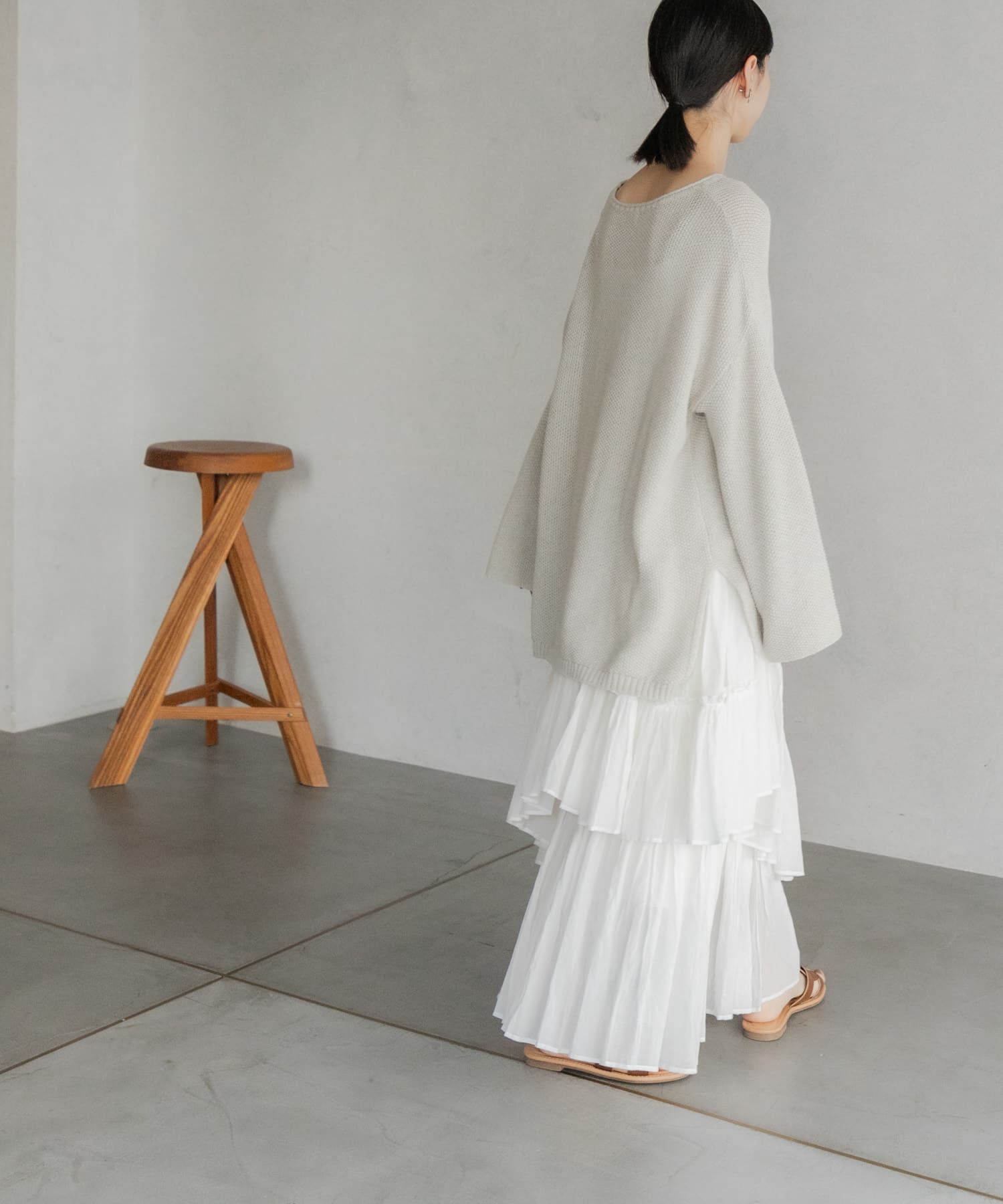 URBAN RESEARCH DOORS「ランダムティアードスカート」|スカート|