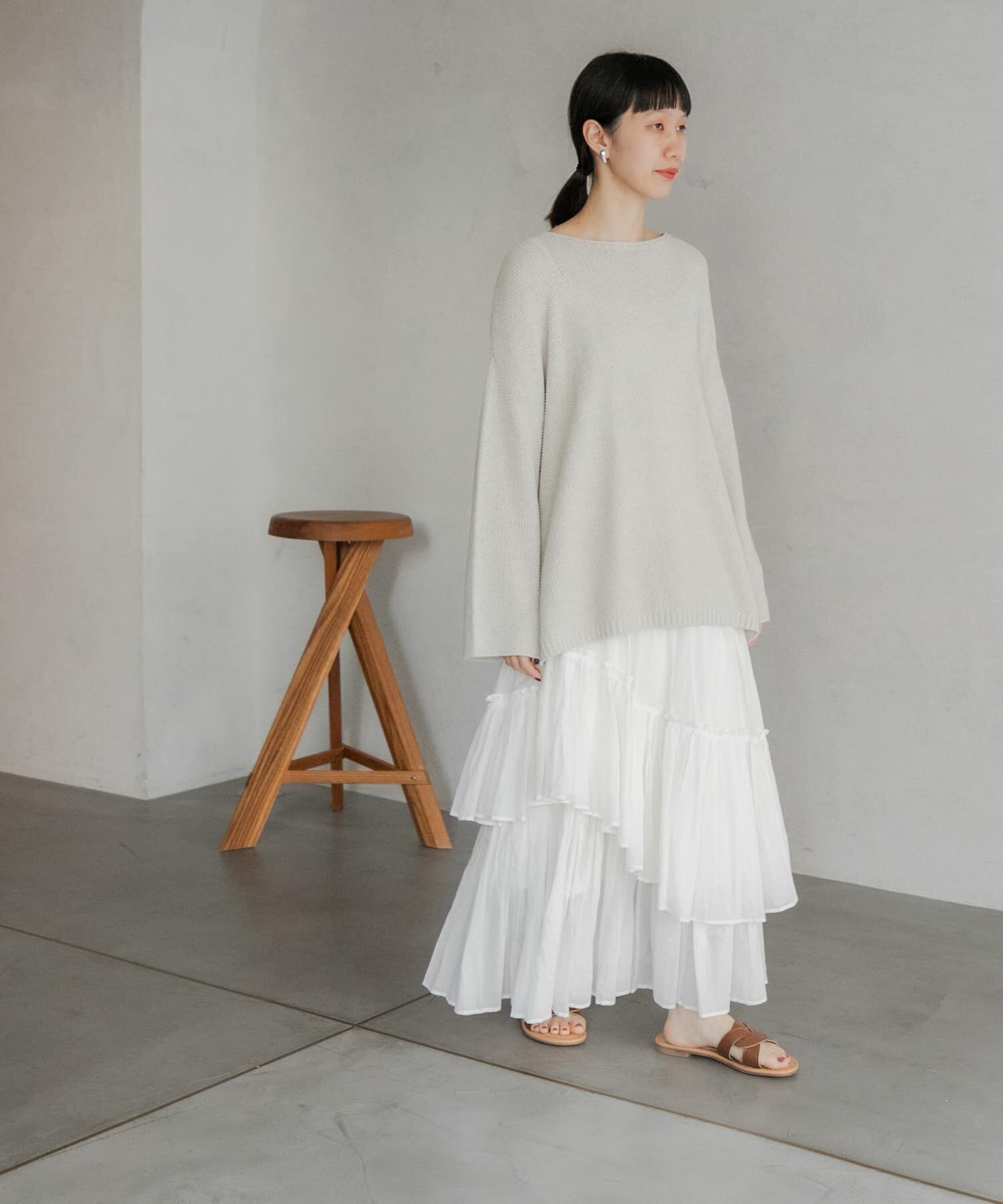 URBAN RESEARCH DOORS「ランダムティアードスカート」|スカート|