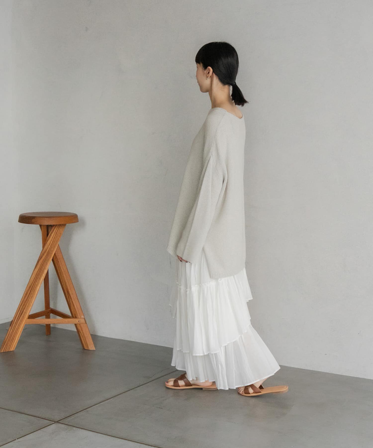 URBAN RESEARCH DOORS「ランダムティアードスカート」|スカート|