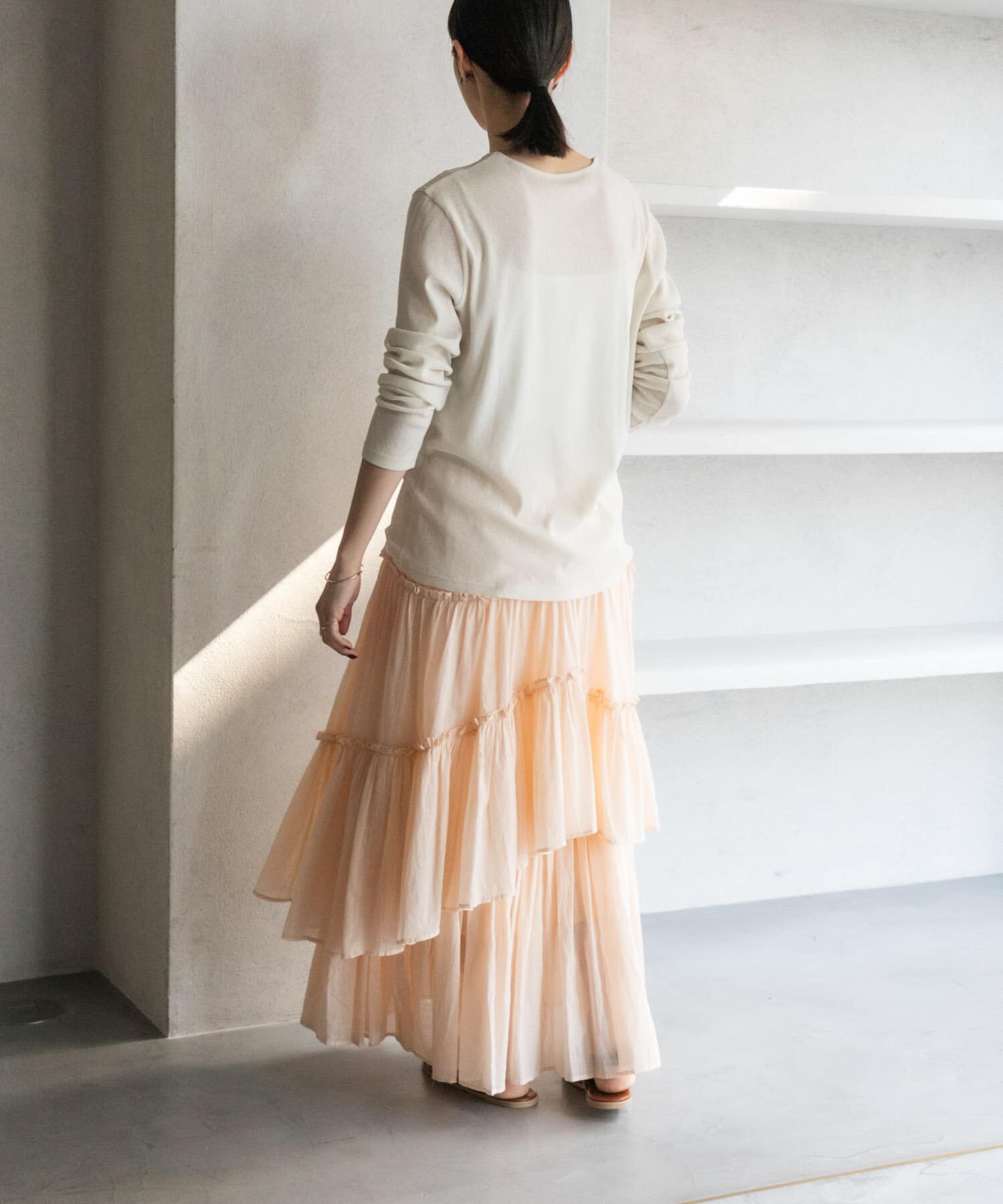 URBAN RESEARCH DOORS「ランダムティアードスカート」|スカート|