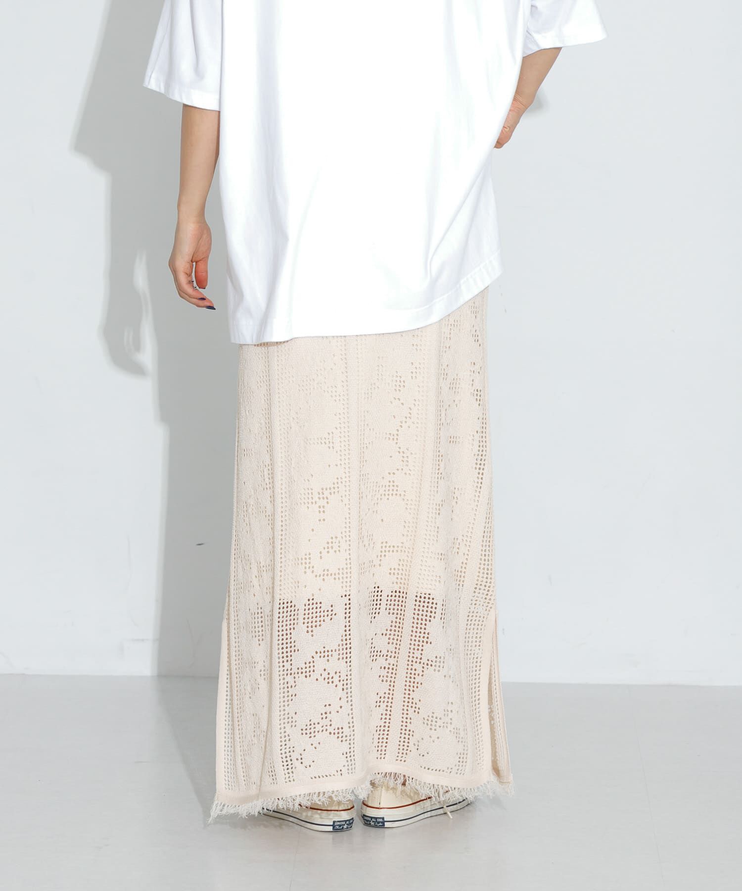 Sonny Label 「フラワーメッシュスカート」|スカート|