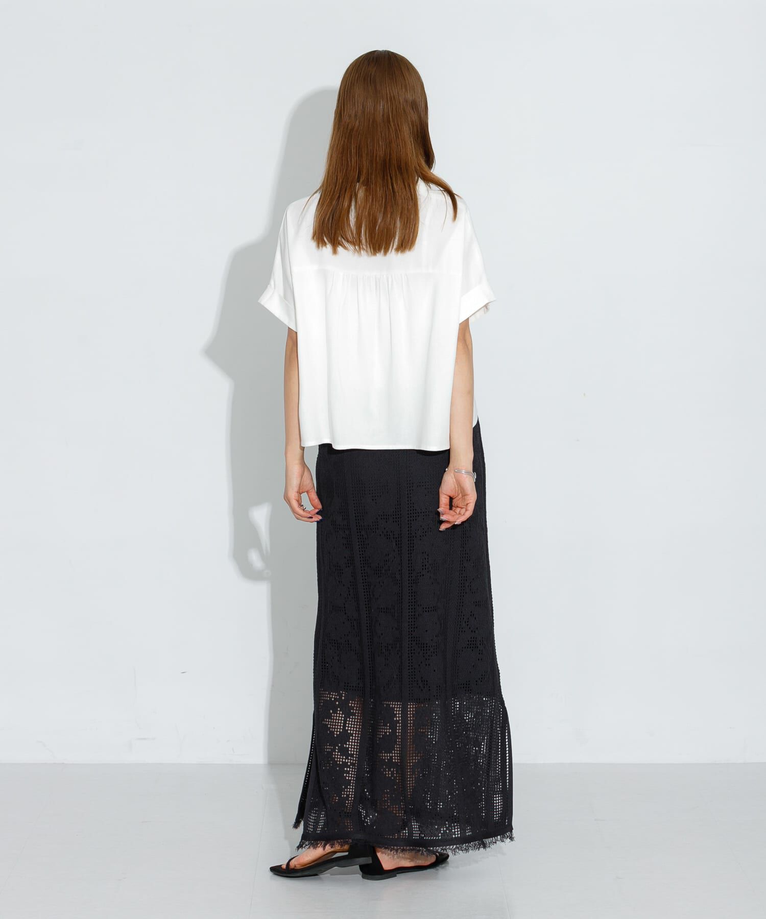 Sonny Label 「フラワーメッシュスカート」|スカート|