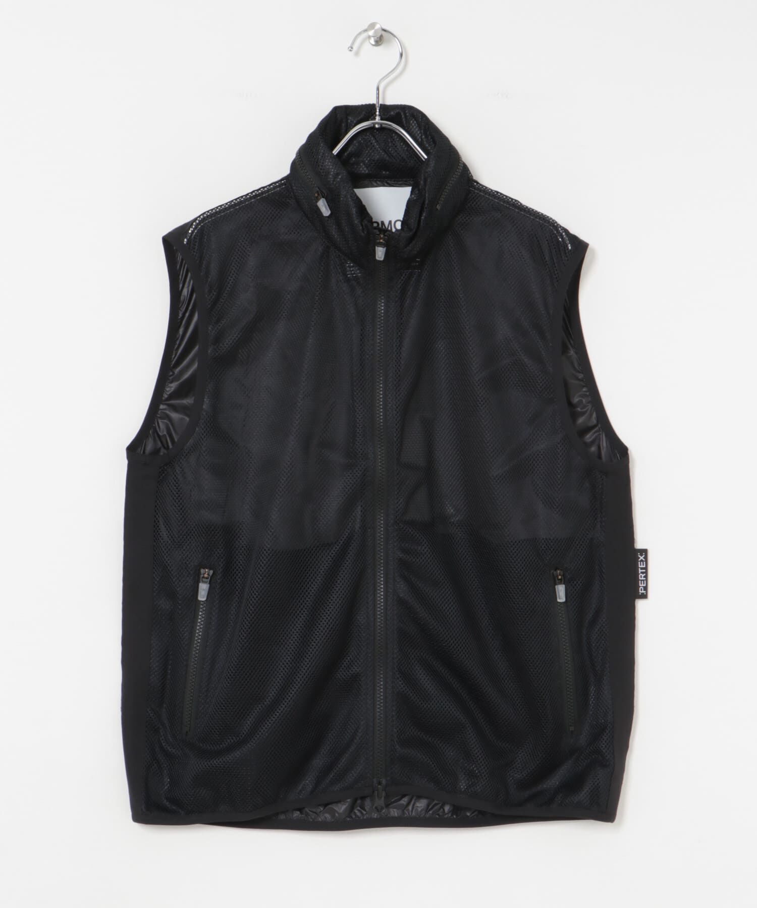 URBAN RESEARCH「MARMOT CAPITAL　PERTEX FLONT MESH VEST」|ノーカラーコート|