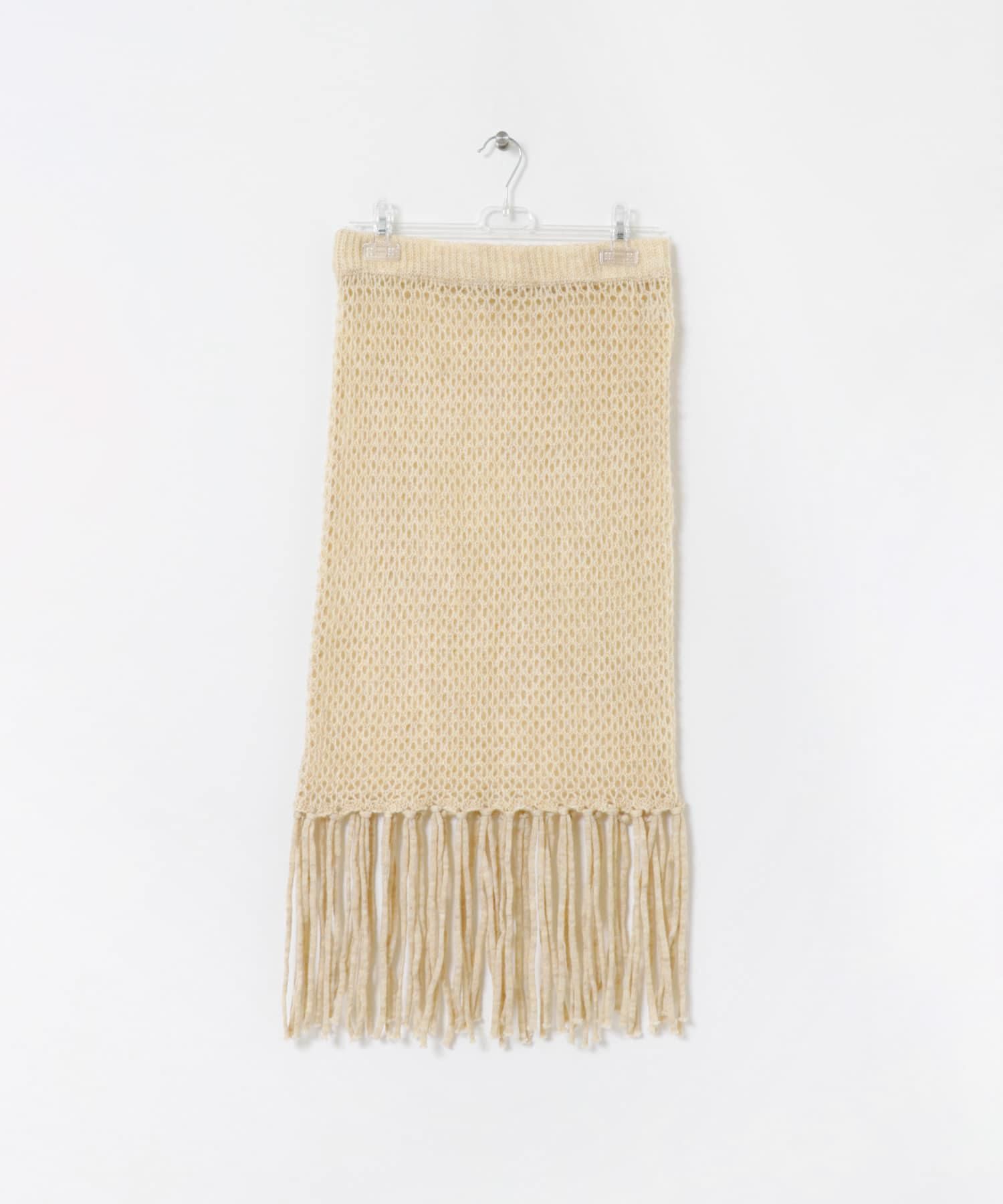 LAATO「fringe mesh skirt」|スカート|