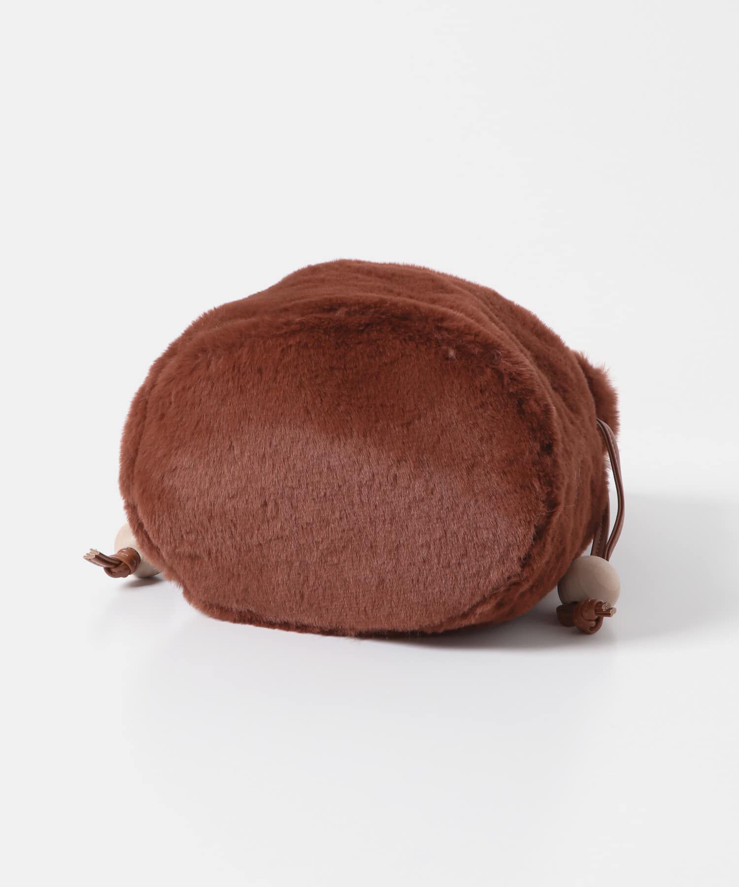 RODE SKO「ウッドボールキンチャクファーバッグ」|スカート|