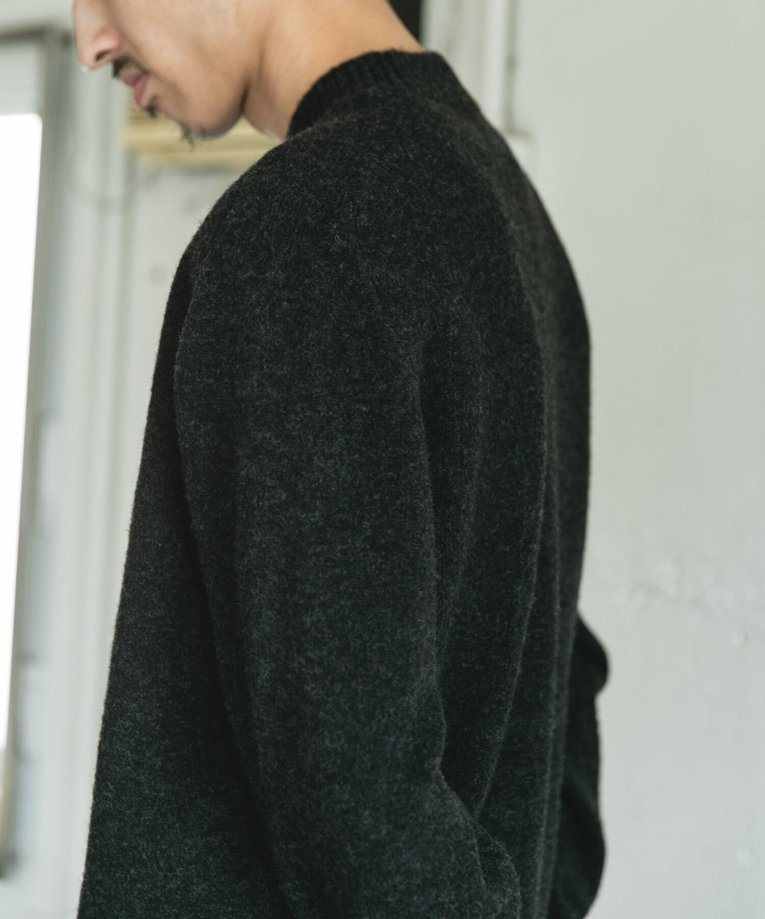 URBAN RESEARCH DOORS「ウール混もちもちハイネックニット」|ニット・セーター|