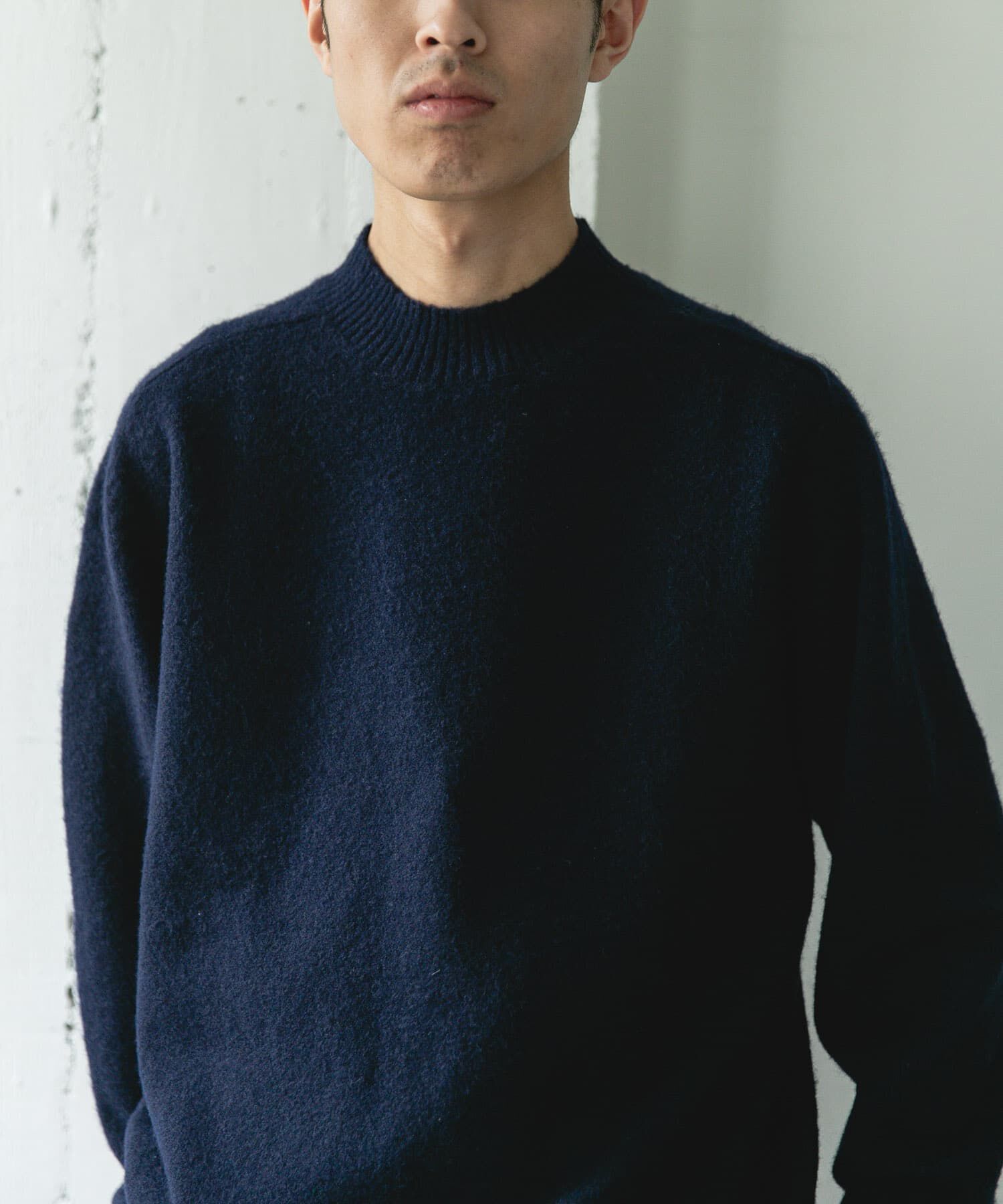URBAN RESEARCH DOORS「ウール混もちもちハイネックニット」|ニット・セーター|