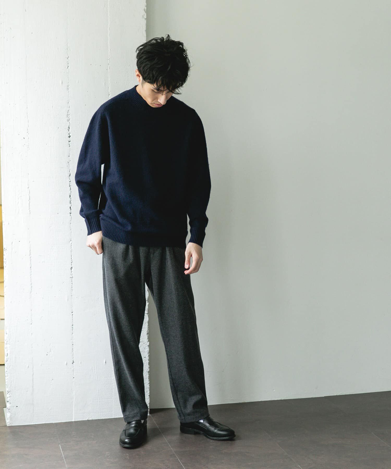 URBAN RESEARCH DOORS「ウール混もちもちハイネックニット」|ニット・セーター|