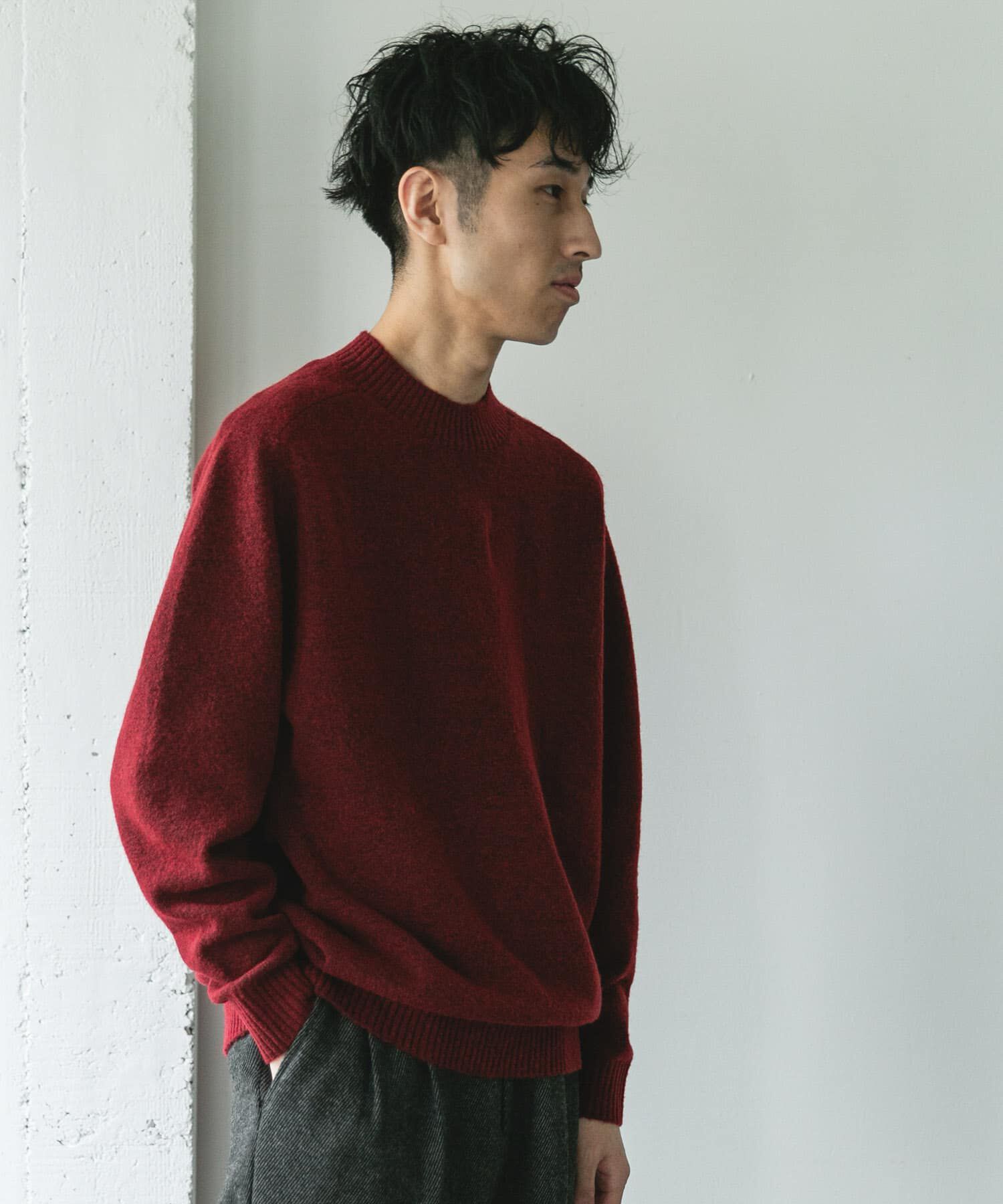 URBAN RESEARCH DOORS「ウール混もちもちハイネックニット」|ニット・セーター|