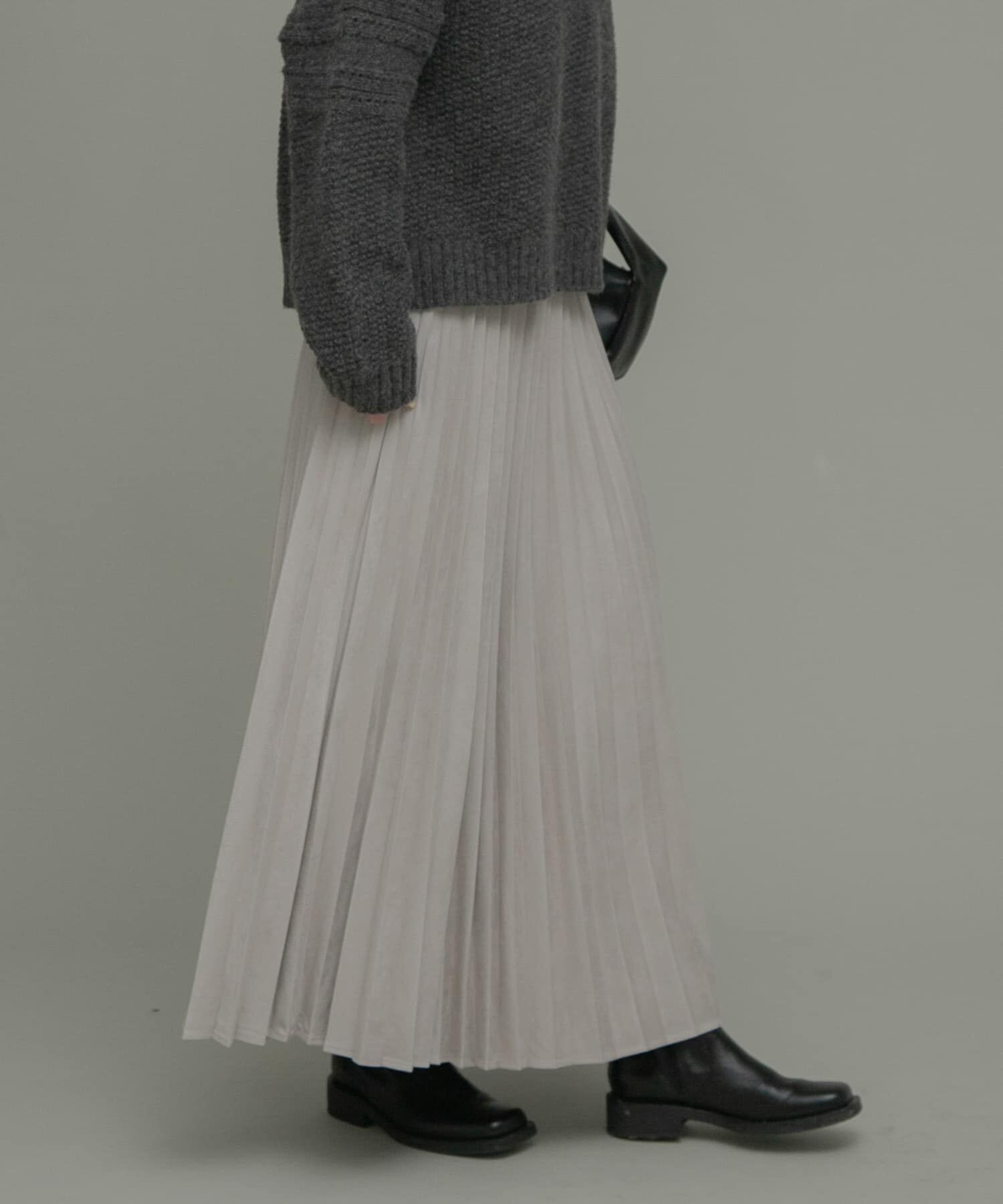Sonny Label 「フェイクスウェードプリーツスカート」|スカート|