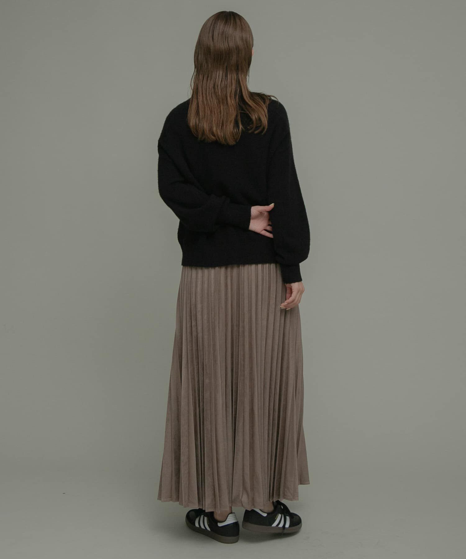 Sonny Label 「フェイクスウェードプリーツスカート」|スカート|