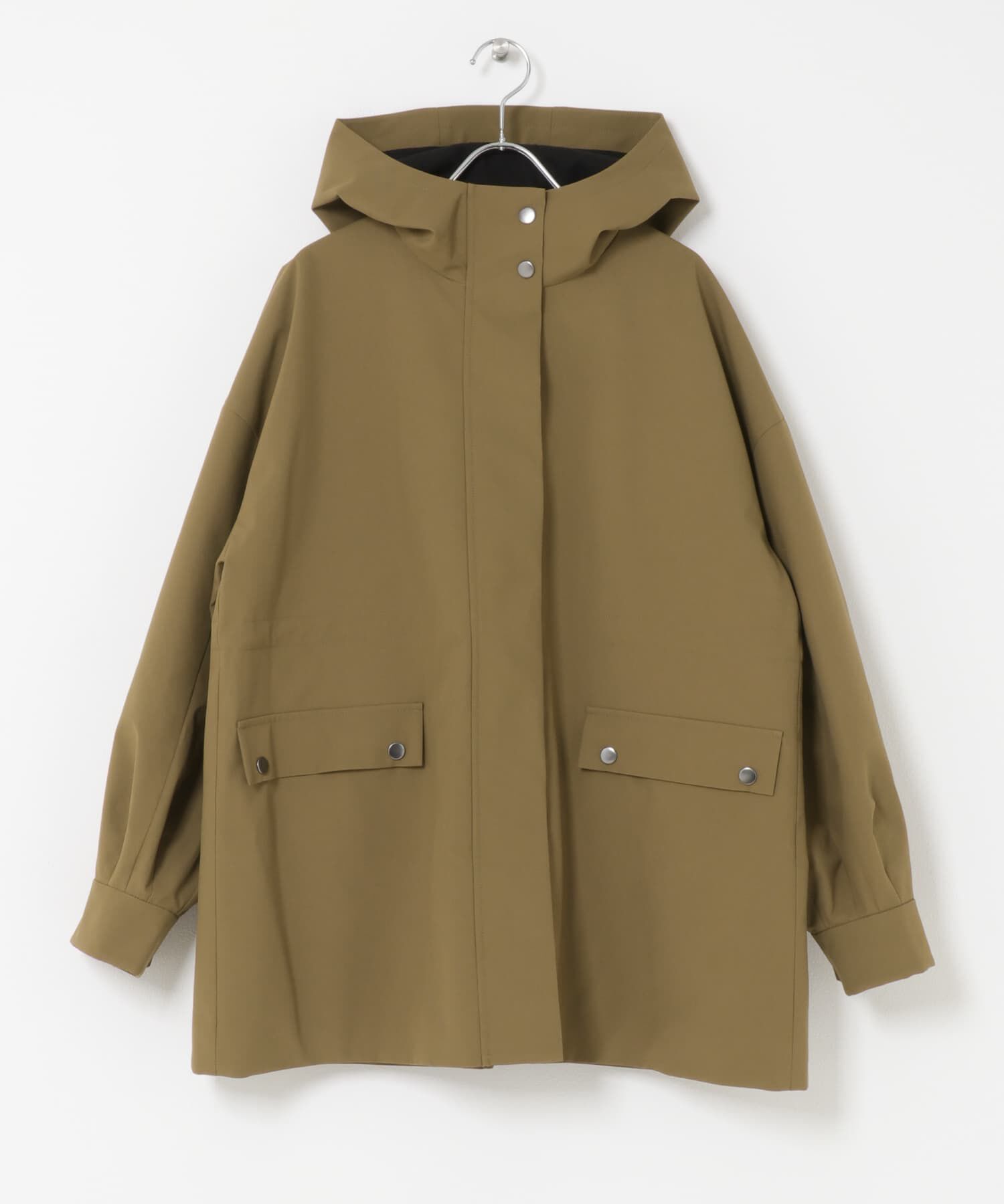 URBAN RESEARCH DOORS「防風/撥水ドロストフーディ」|ノーカラーコート|