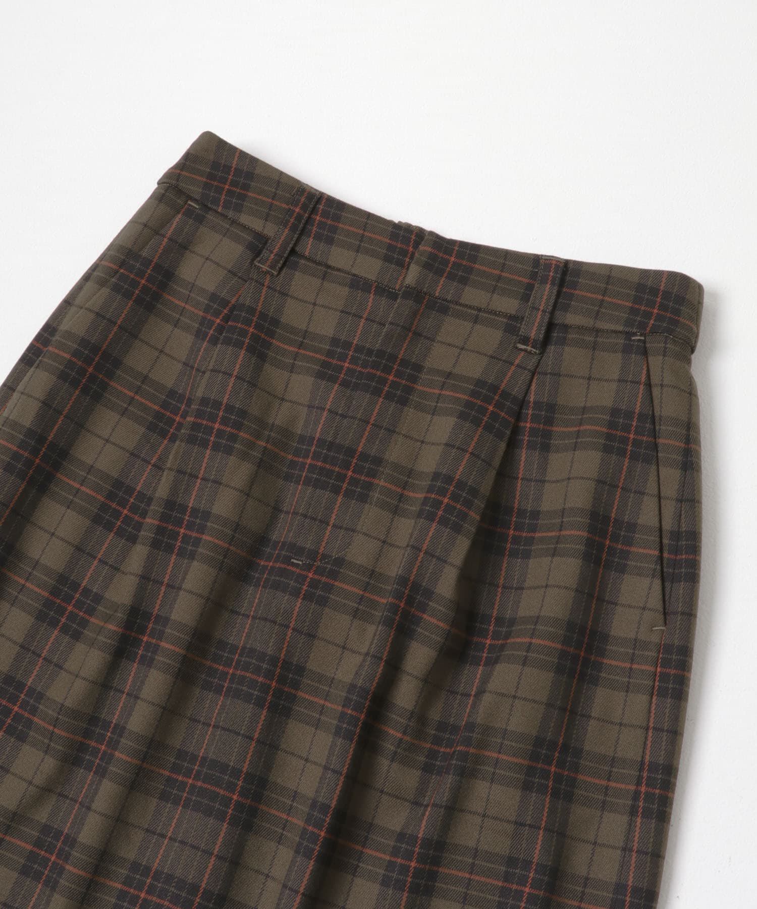 URBAN RESEARCH DOORS「FORK&SPOON　チェックストレートスカート」|スカート|