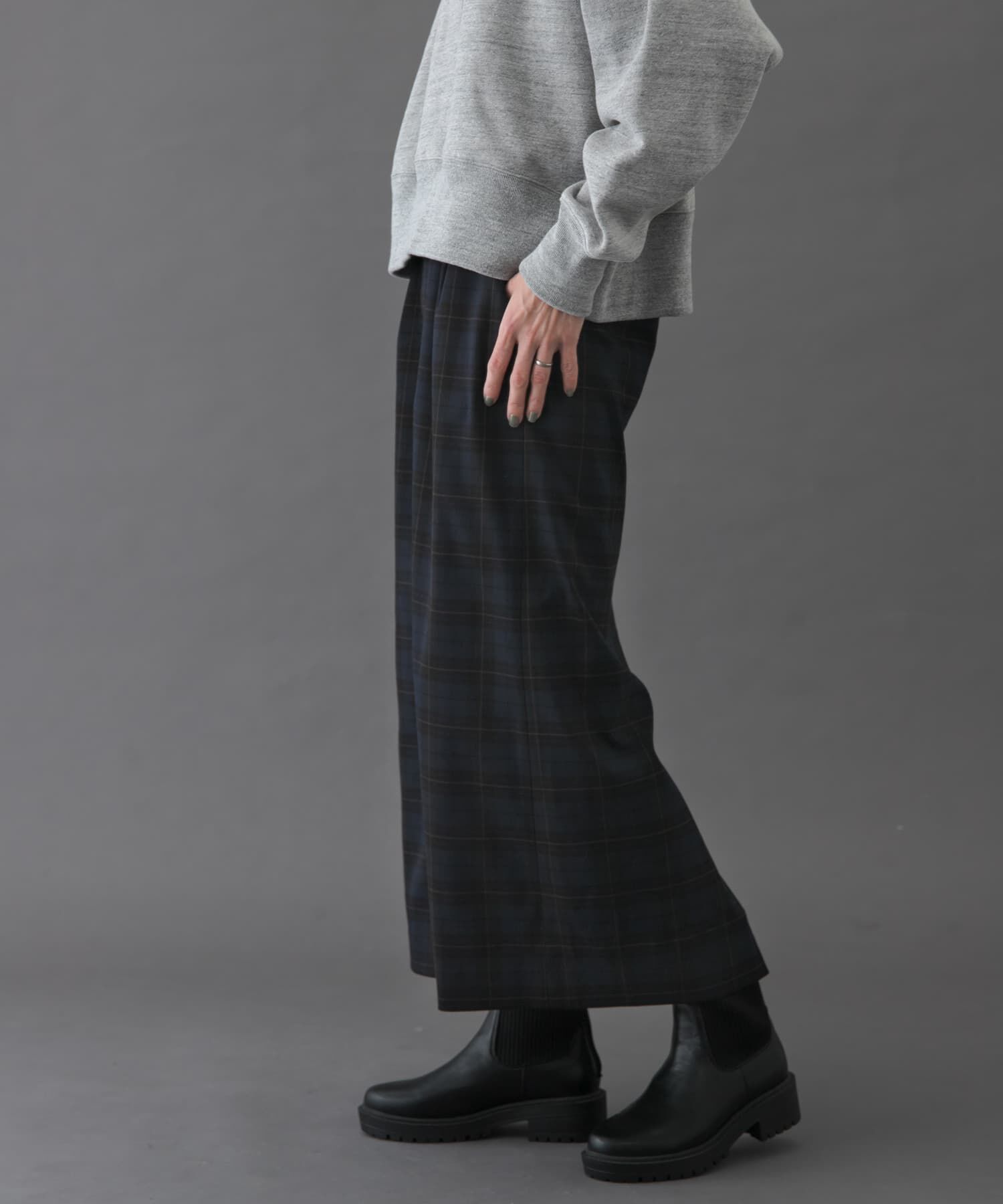 URBAN RESEARCH DOORS「FORK&SPOON　チェックストレートスカート」|スカート|