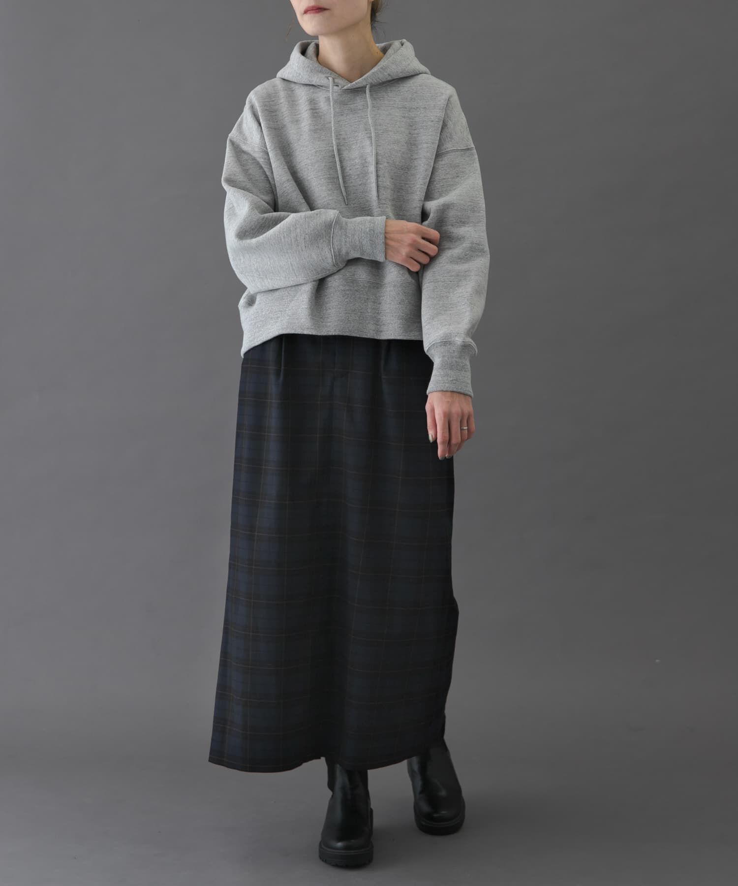 URBAN RESEARCH DOORS「FORK&SPOON　チェックストレートスカート」|スカート|