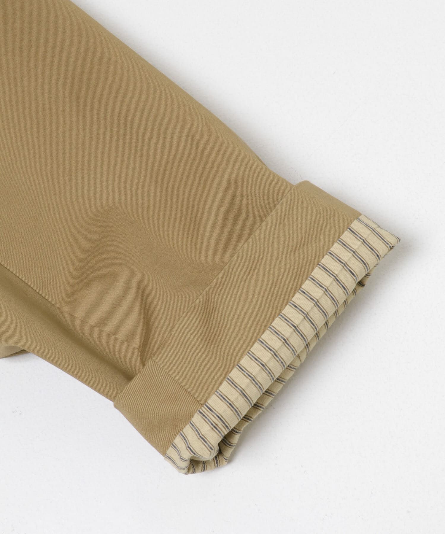 Sonny Label 「異素材衿ショートジャケット」|ノーカラーコート|