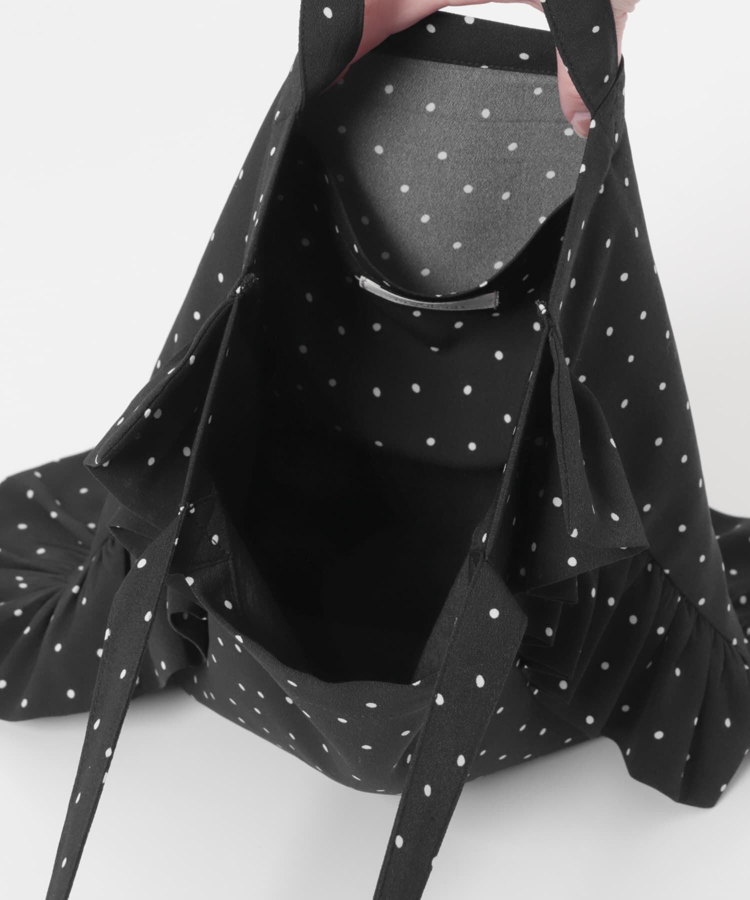 RODE SKO「シュシュセットサイドフリルトート」|トートバッグ|