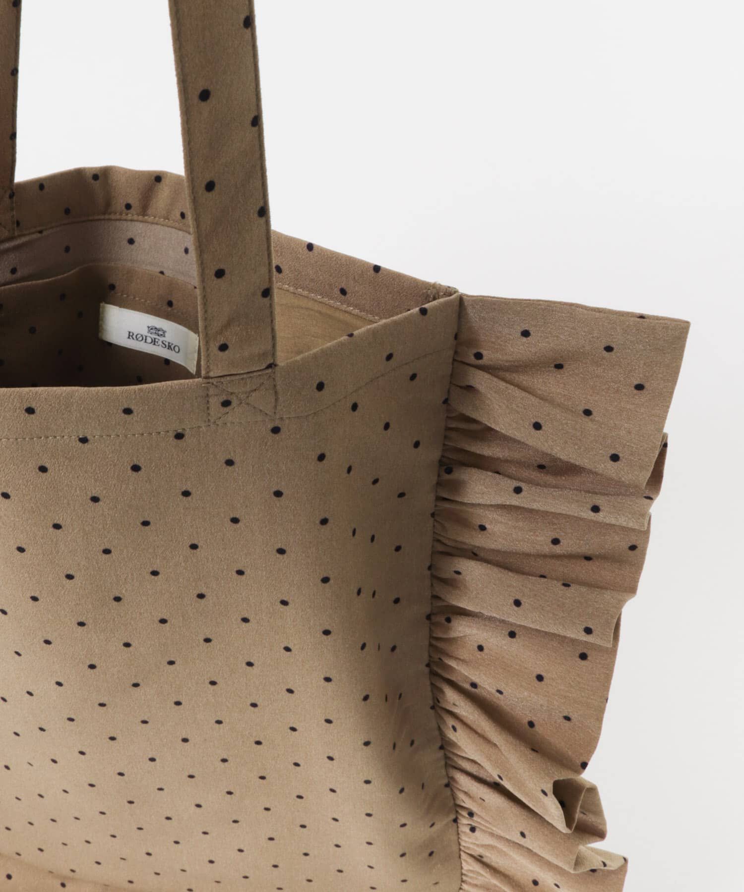 RODE SKO「シュシュセットサイドフリルトート」|トートバッグ|