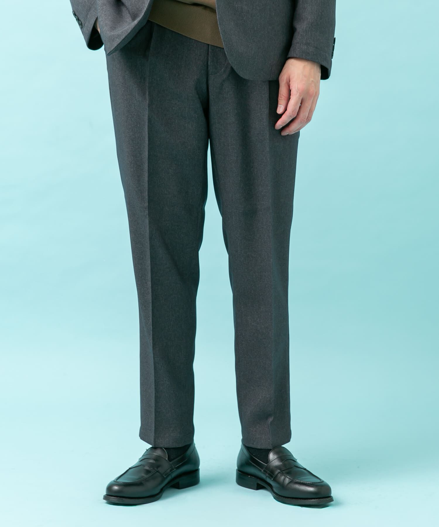 URBAN RESEARCH DOORS「LIFE STYLE TAILOR　メランジストレッチパンツ」|スラックス|