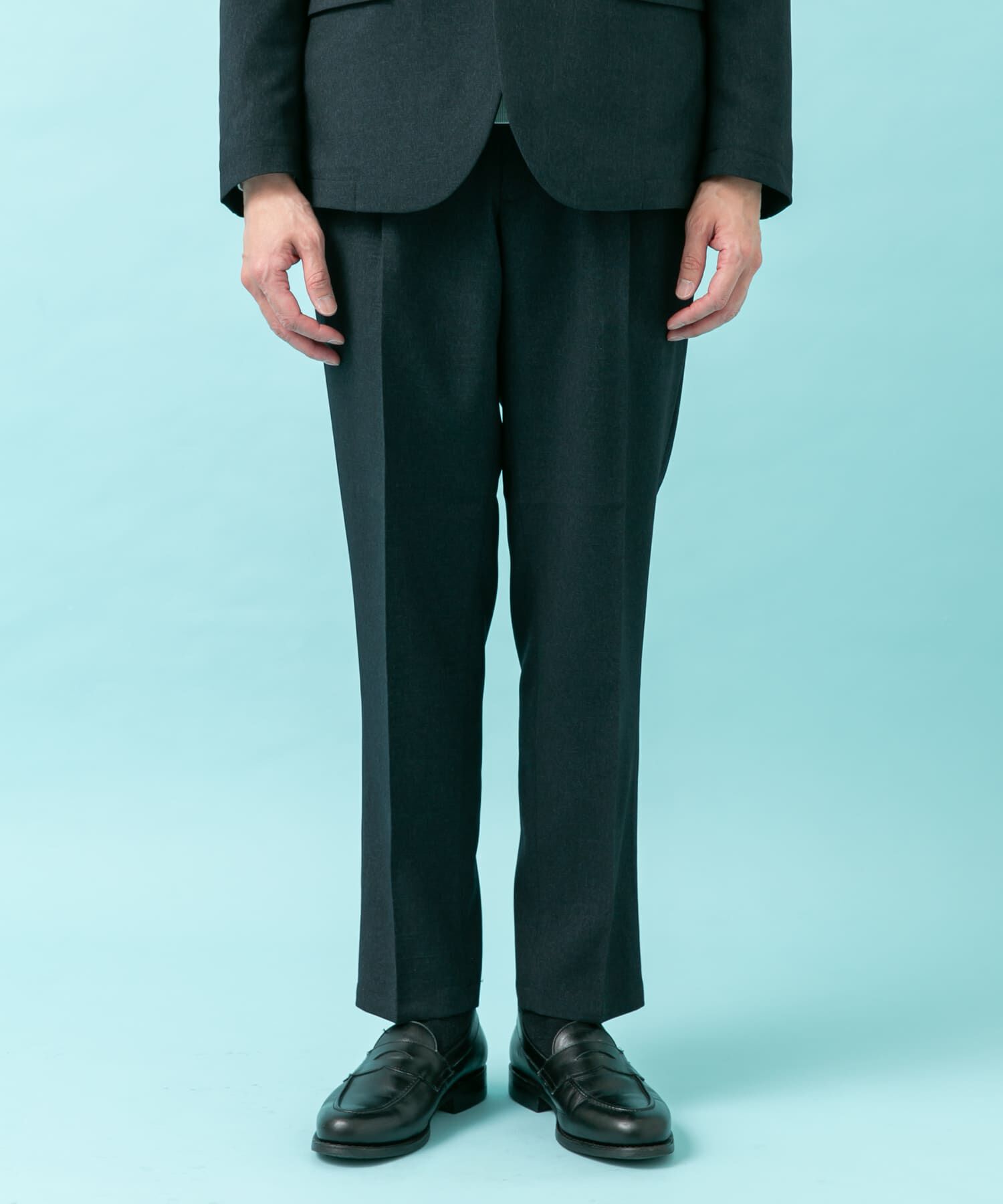 URBAN RESEARCH DOORS「LIFE STYLE TAILOR　メランジストレッチパンツ」|スラックス|