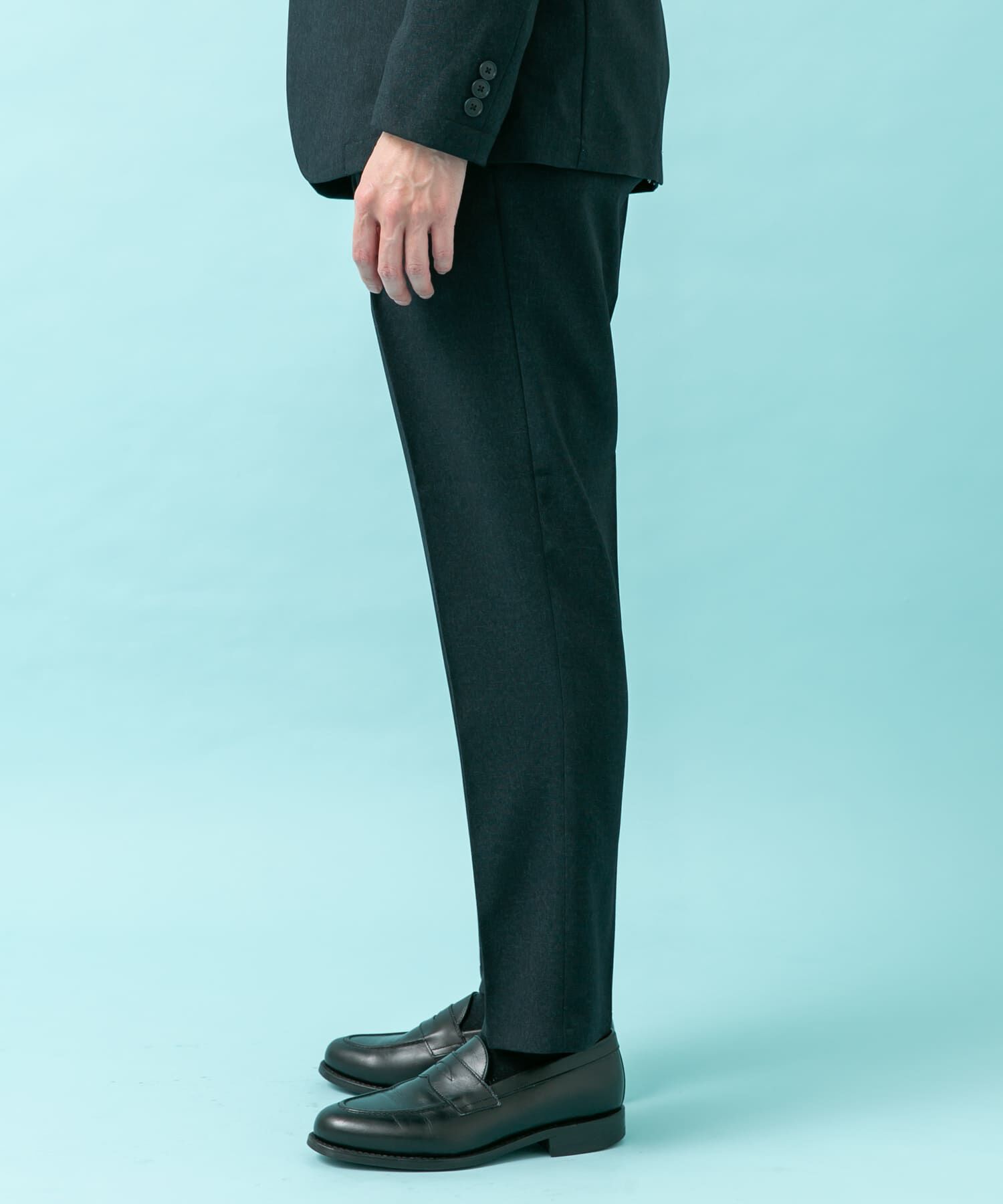 URBAN RESEARCH DOORS「LIFE STYLE TAILOR　メランジストレッチパンツ」|スラックス|