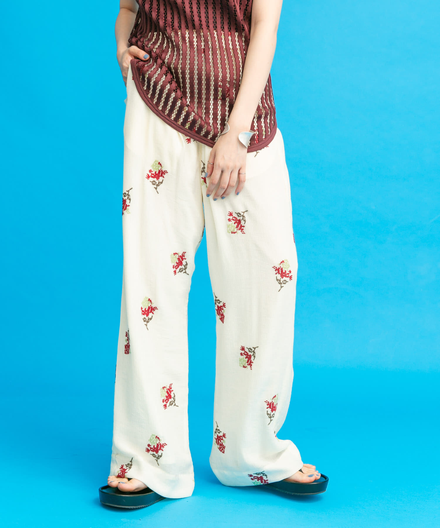  「エンブロイダリーイージーパンツ」|その他|