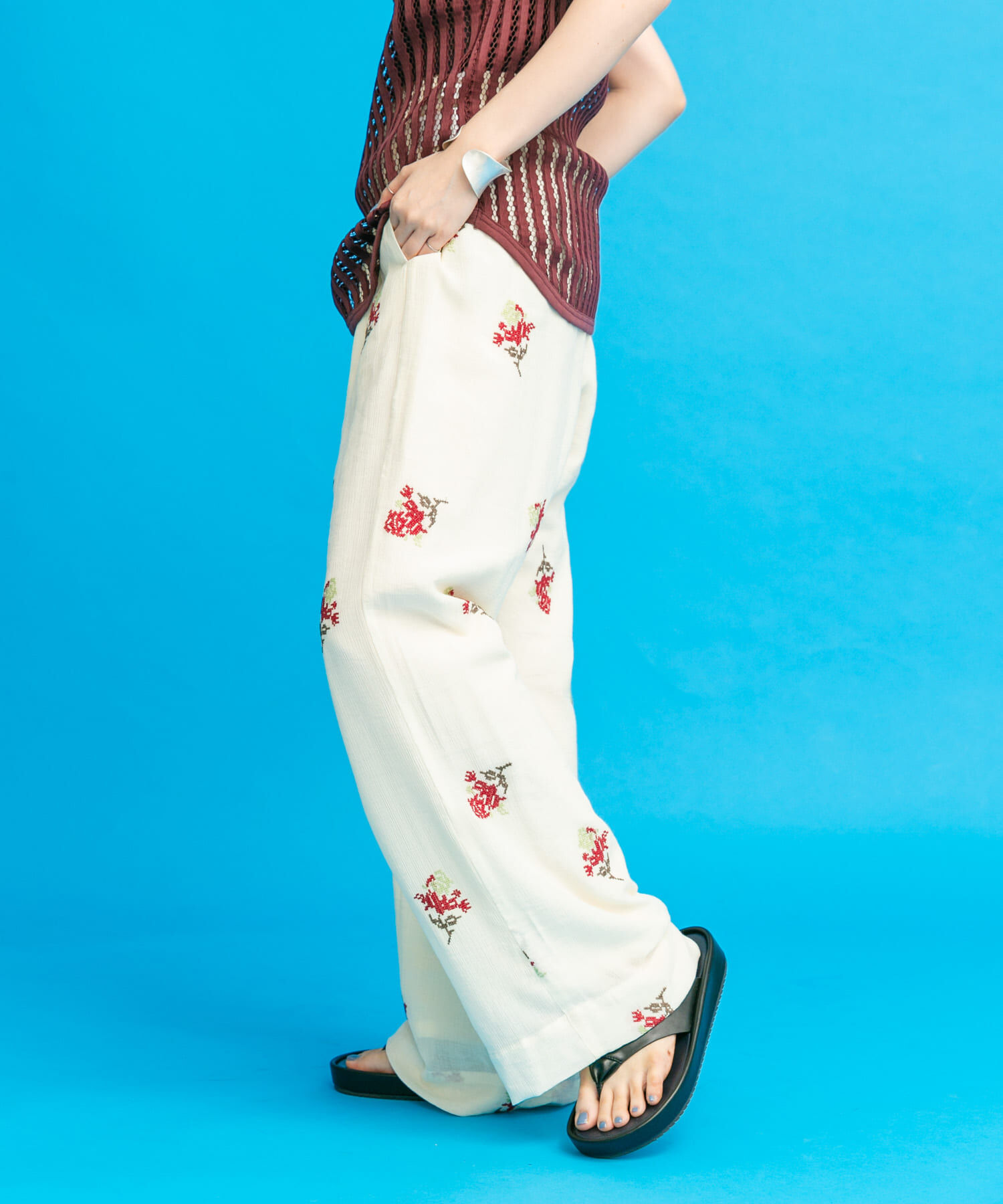  「エンブロイダリーイージーパンツ」|その他|