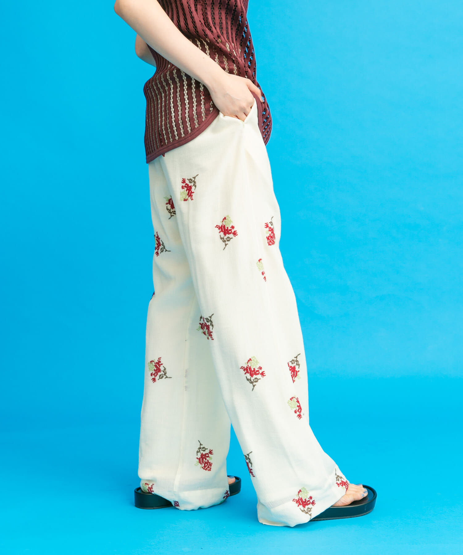  「エンブロイダリーイージーパンツ」|その他|