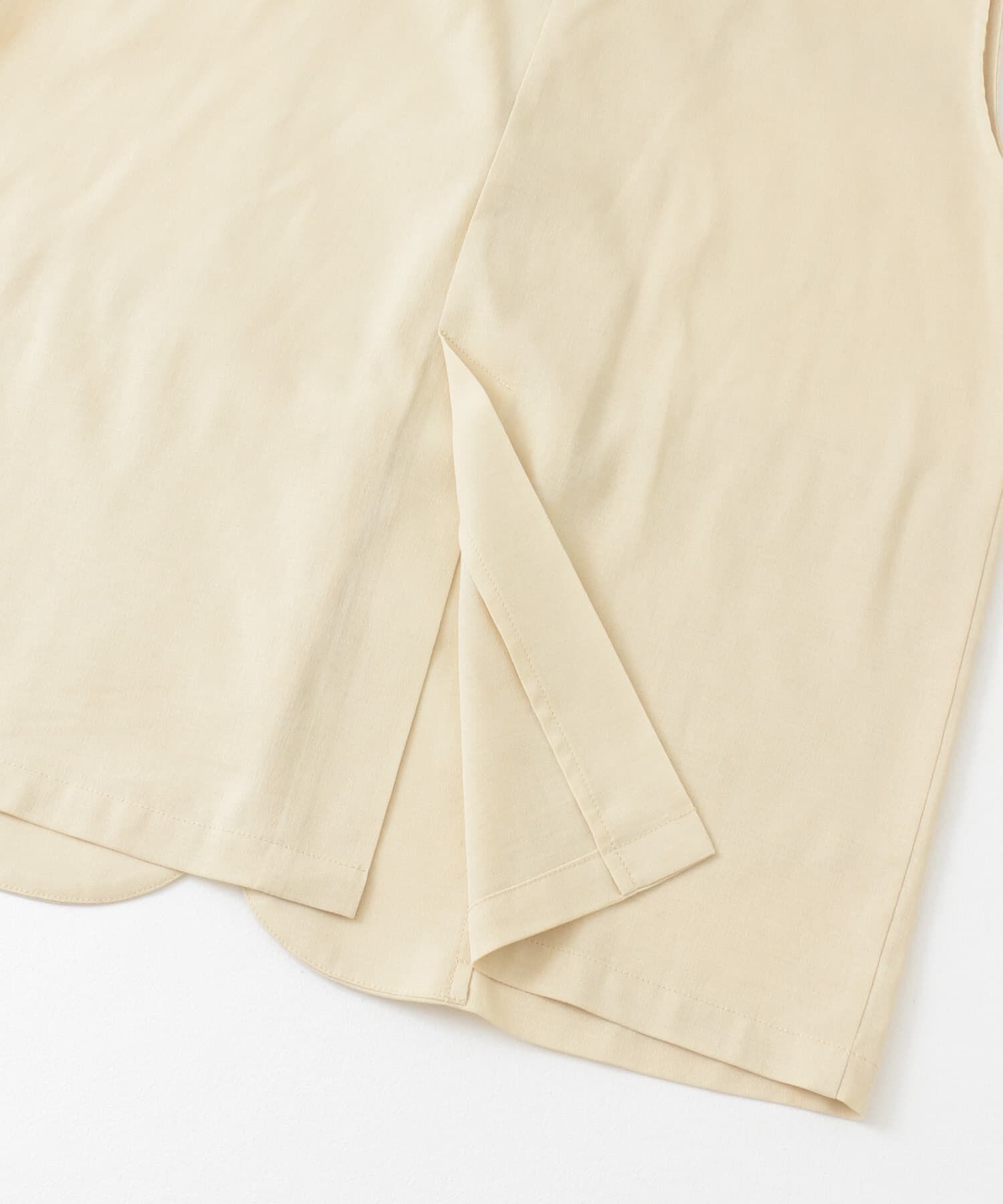  「ミリタリーシアーベスト」|ノーカラーコート|