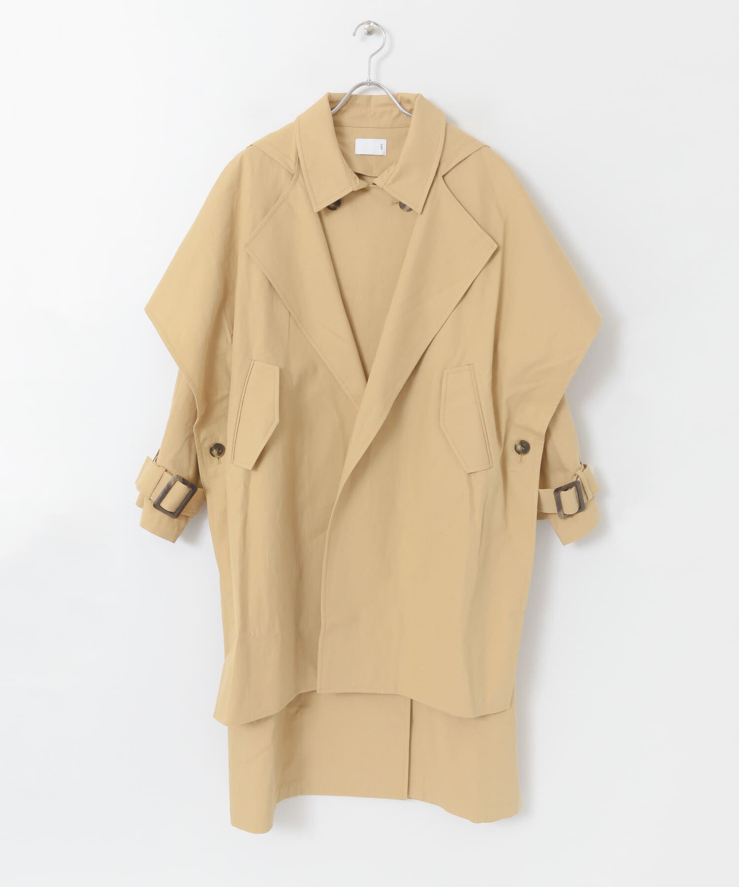  「3WAYレイヤードコート&there4;」|ノーカラーコート|