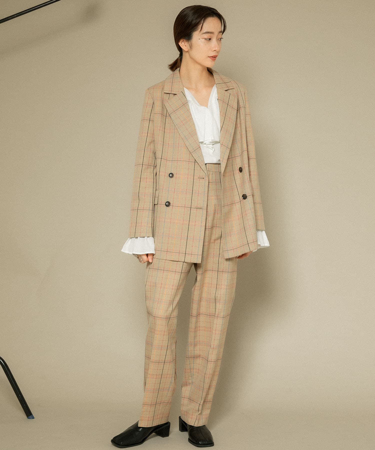  「ウール混ルーズパンツ」|その他|