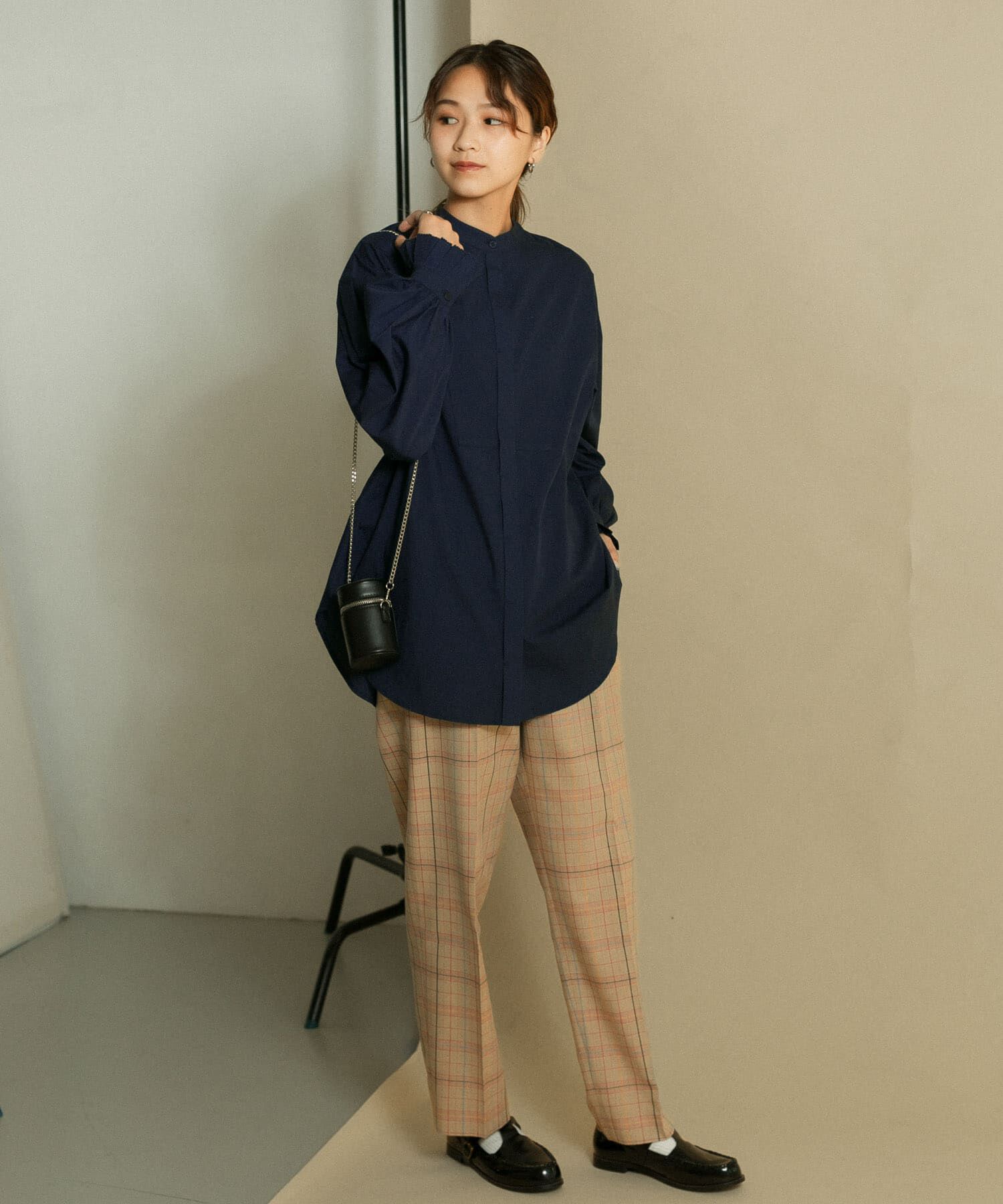  「ウール混ルーズパンツ」|その他|